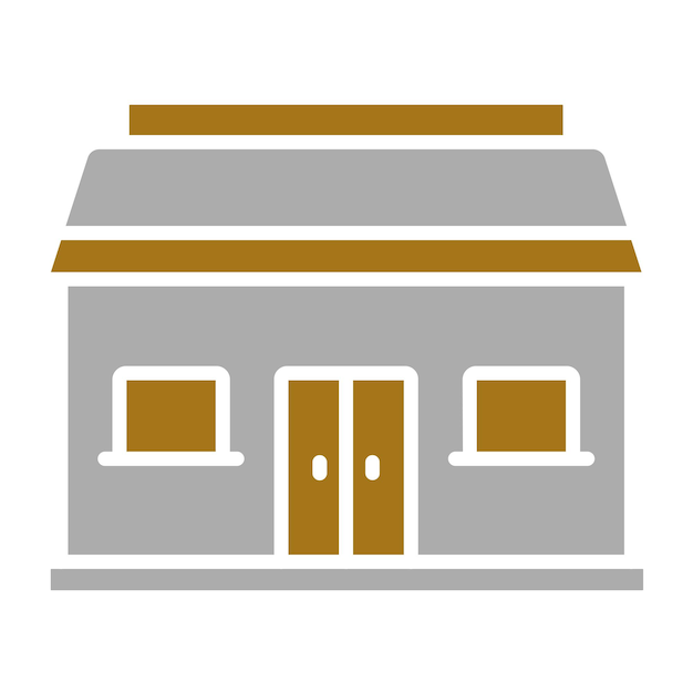 Diseño vectorial Estilo de icono de supermercado