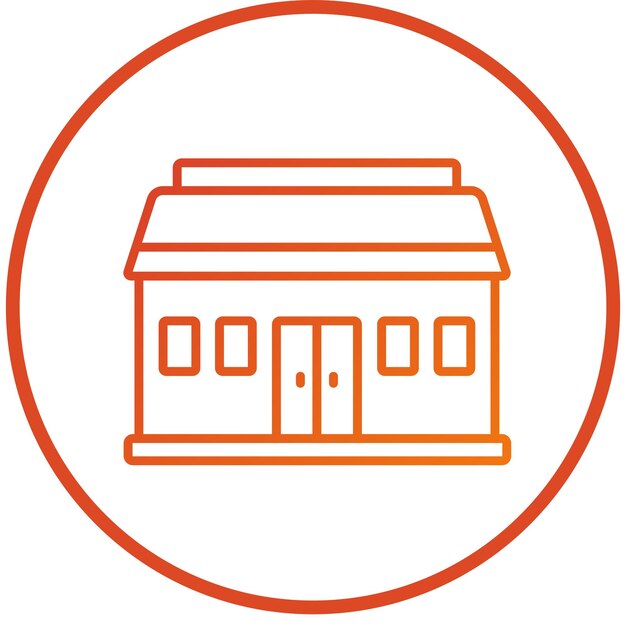 Diseño vectorial Estilo de icono de supermercado