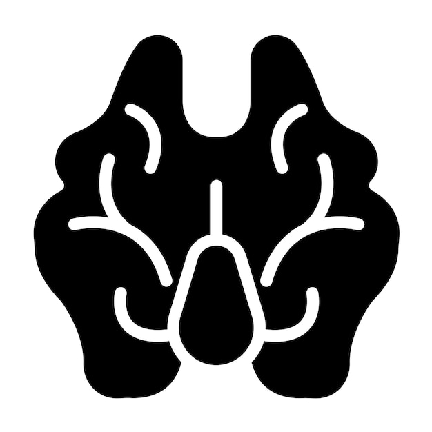 Diseño vectorial de estilo de icono de susurro de nuez