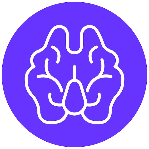 Diseño vectorial de estilo de icono de susurro de nuez