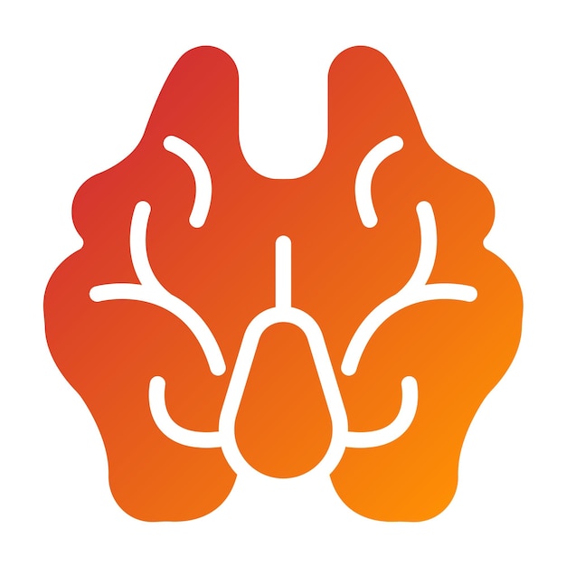 Diseño vectorial de estilo de icono de susurro de nuez