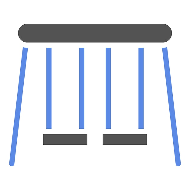 Diseño vectorial Estilo del icono de swing