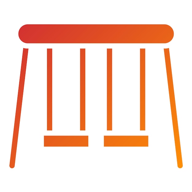 Diseño vectorial Estilo del icono de swing