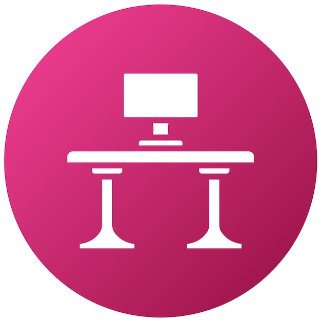 Diseño vectorial Estilo de icono de tabla ajustable