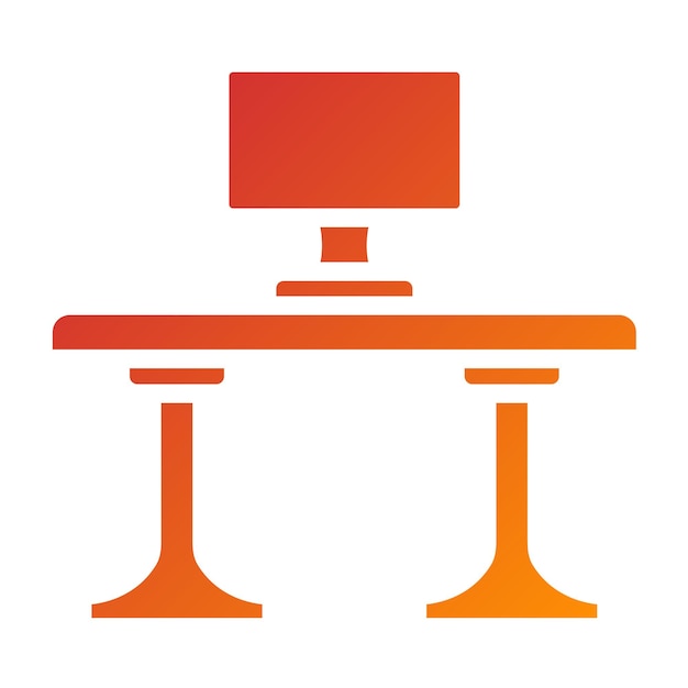 Diseño vectorial Estilo de icono de tabla ajustable
