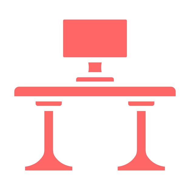 Diseño vectorial Estilo de icono de tabla ajustable