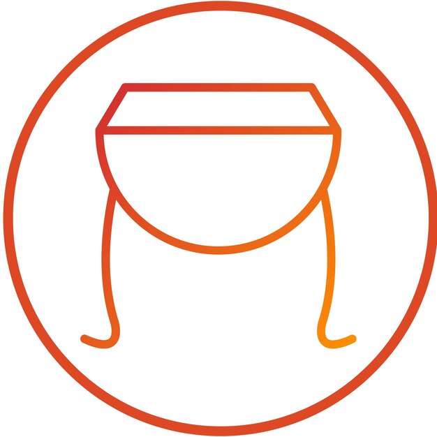 Diseño vectorial Estilo del icono de la tabla DropLeaf