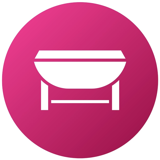 Diseño vectorial Estilo del icono de la tabla DropLeaf