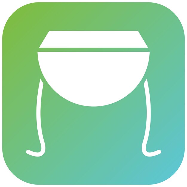 Diseño vectorial Estilo del icono de la tabla DropLeaf