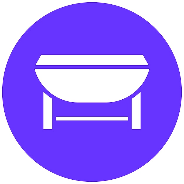 Diseño vectorial Estilo del icono de la tabla DropLeaf