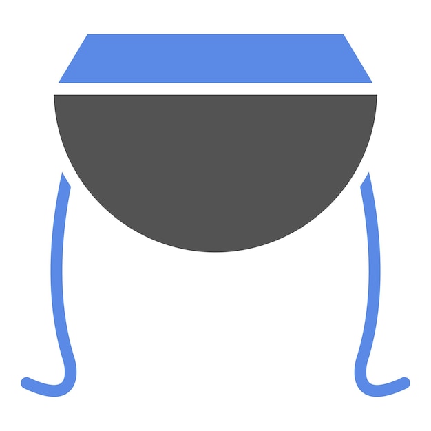 Diseño vectorial Estilo del icono de la tabla DropLeaf