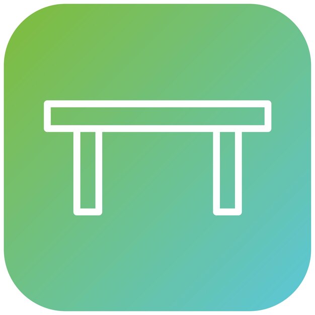 Diseño vectorial Estilo del icono de la tabla de entrada