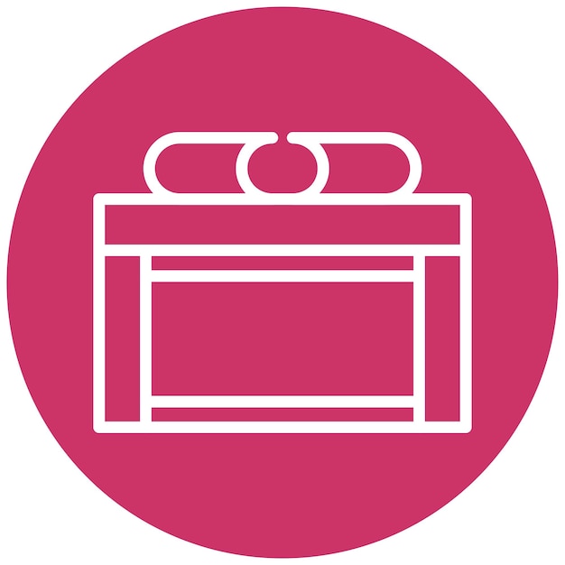 Diseño vectorial Estilo de icono de tabla estrecha