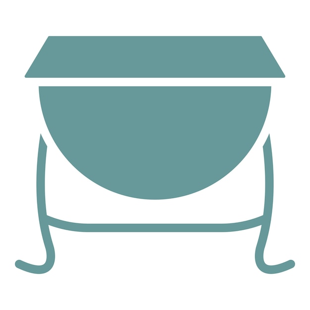 Diseño vectorial Estilo del icono de la tabla Gateleg