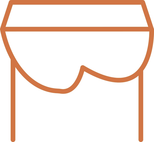 Diseño vectorial Estilo del icono de la tabla de la hoja de mariposa