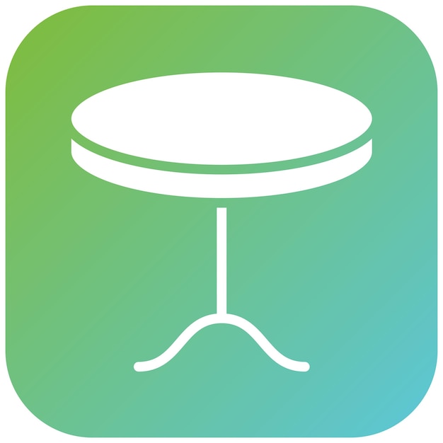 Diseño vectorial Estilo del icono de la tabla de inclinación
