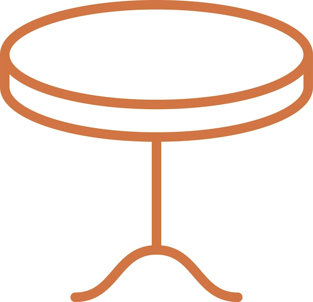 Diseño vectorial Estilo del icono de la tabla de inclinación