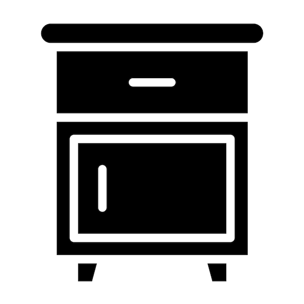 Diseño vectorial Estilo del icono de la tabla lateral
