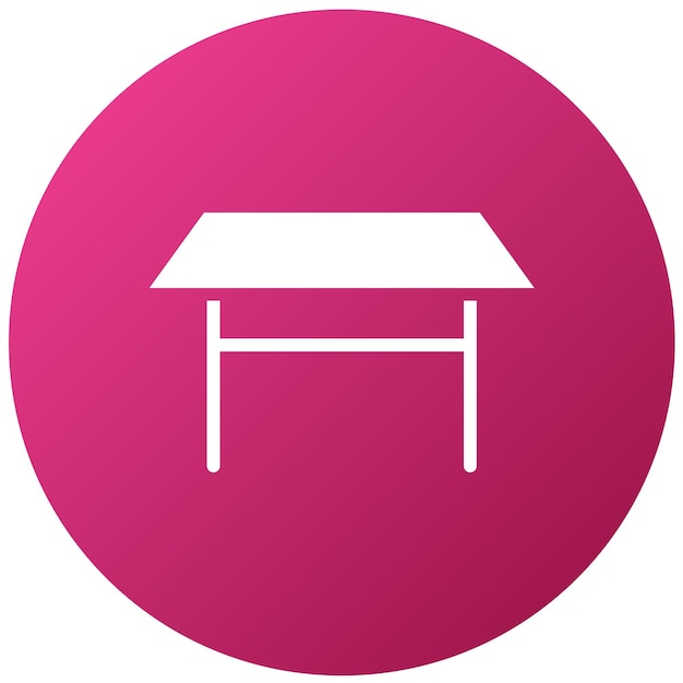 Diseño vectorial Estilo del icono de la tabla plegable