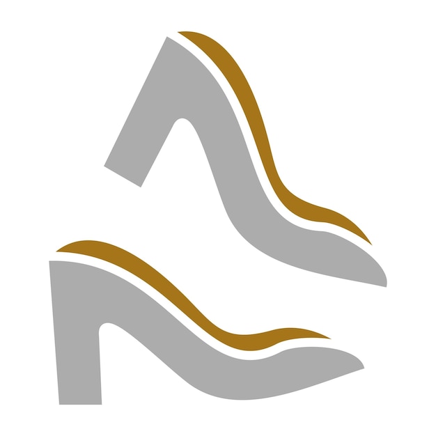 Diseño vectorial Estilo del icono de los tacones altos