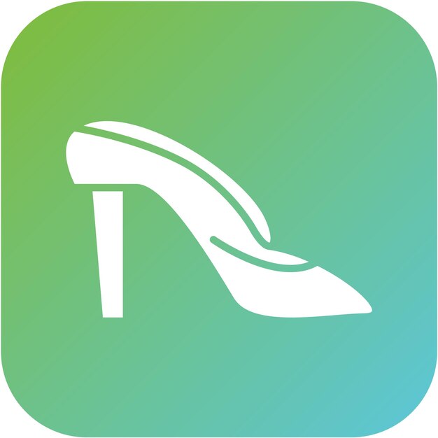Diseño vectorial Estilo del icono del talón