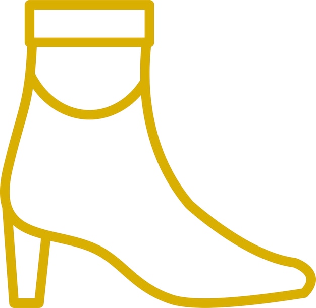 Diseño vectorial Estilo del icono del talón