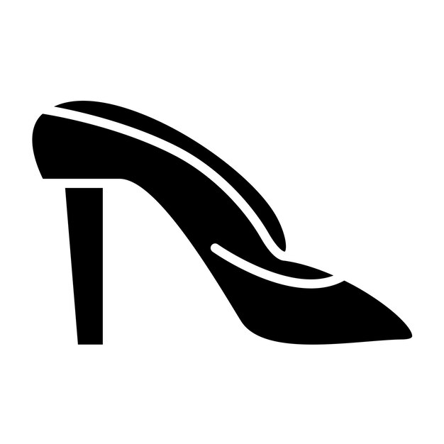 Diseño vectorial Estilo del icono del talón