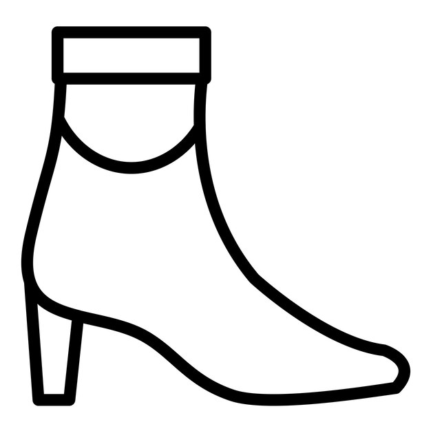 Diseño vectorial Estilo del icono del talón