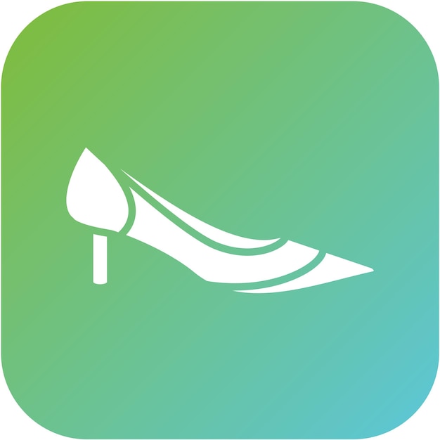 Diseño vectorial Estilo del icono de los talones