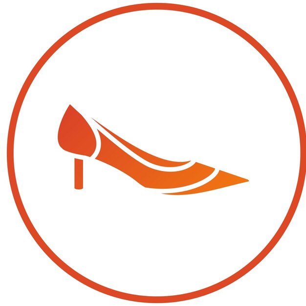 Diseño vectorial Estilo del icono de los talones