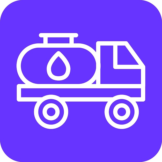 Diseño vectorial Estilo del icono del tanque de agua