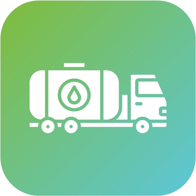 Diseño vectorial Estilo del icono del tanque de agua