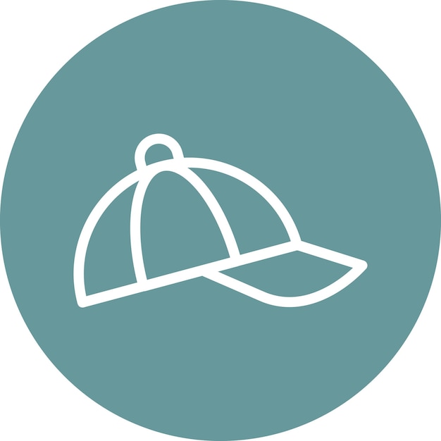 Diseño vectorial Estilo del icono de la tapa