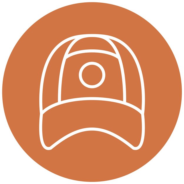 Diseño vectorial Estilo del icono de la tapa
