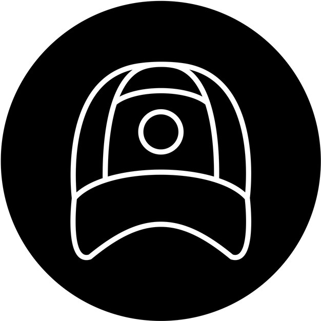 Diseño vectorial Estilo del icono de la tapa