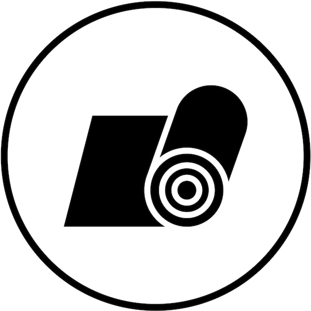 Diseño vectorial Estilo del icono del tapete ESD