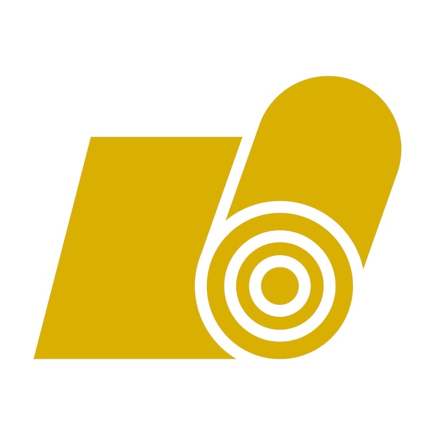 Diseño vectorial Estilo del icono del tapete ESD