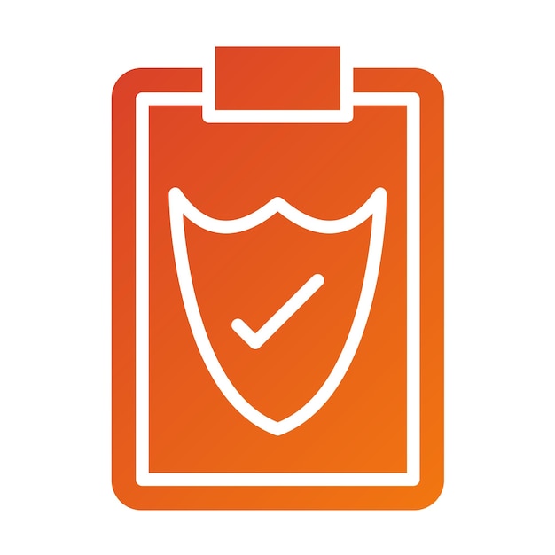 Diseño vectorial Estilo del icono de las tareas completadas