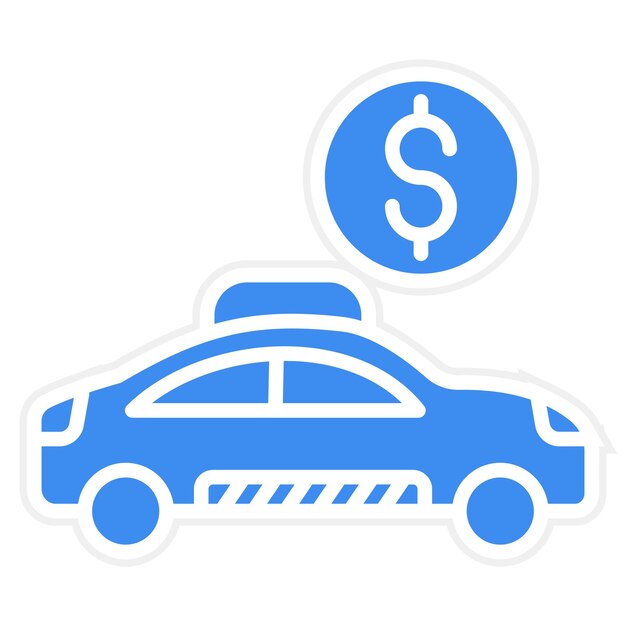 Diseño vectorial Estilo del icono de tarifa