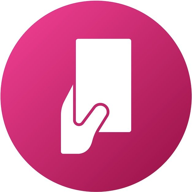 Diseño vectorial Estilo del icono de la tarjeta amarilla