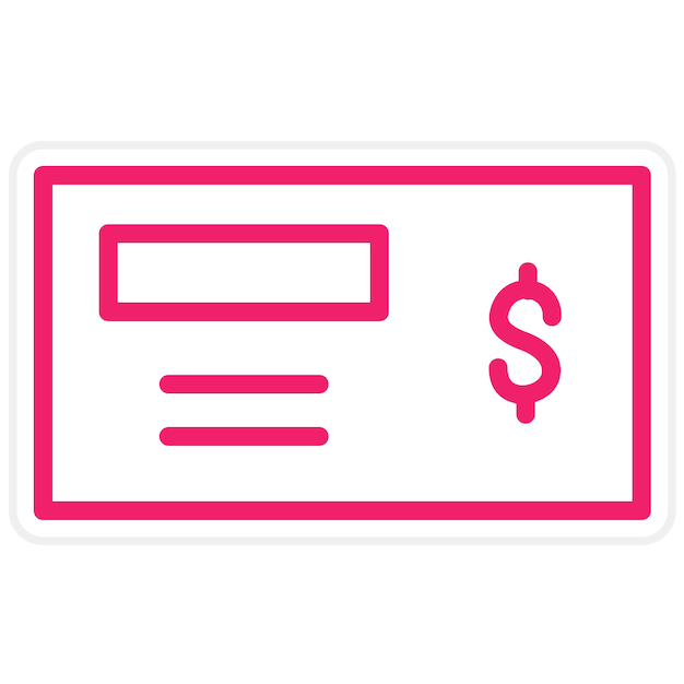 Diseño vectorial Estilo del icono de la tarjeta de crédito