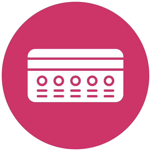 Diseño vectorial Estilo del icono de la tarjeta de crédito