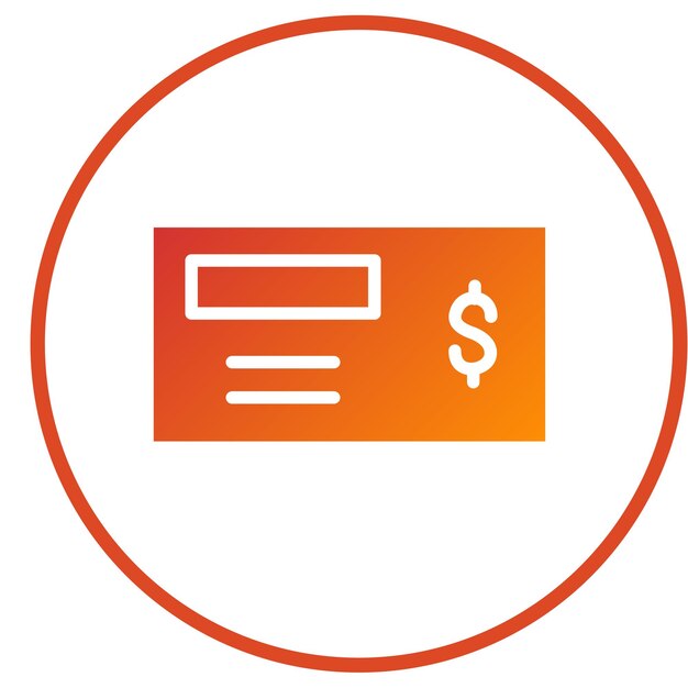 Diseño vectorial Estilo del icono de la tarjeta de crédito