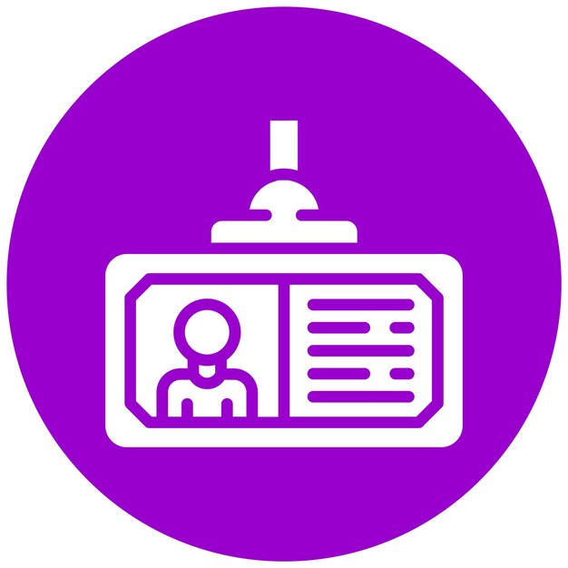Diseño vectorial Estilo del icono de la tarjeta escolar