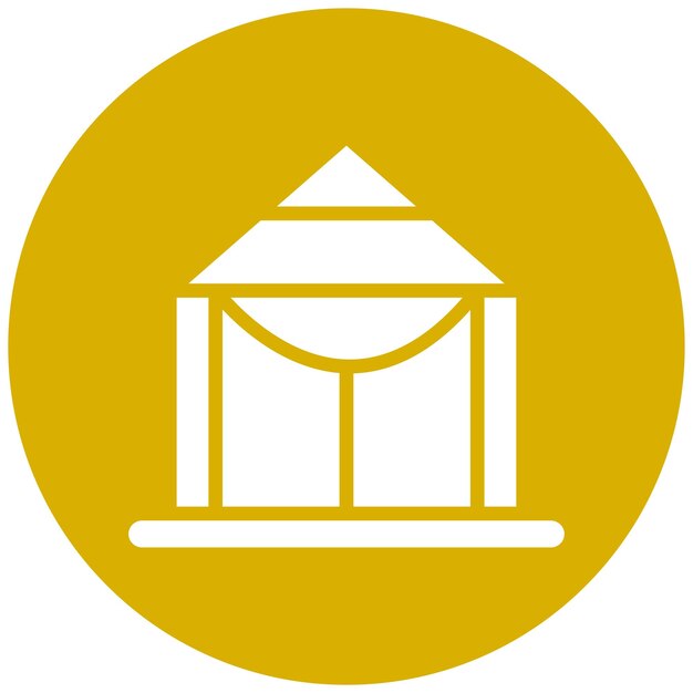 Diseño vectorial Estilo del icono de Tarp
