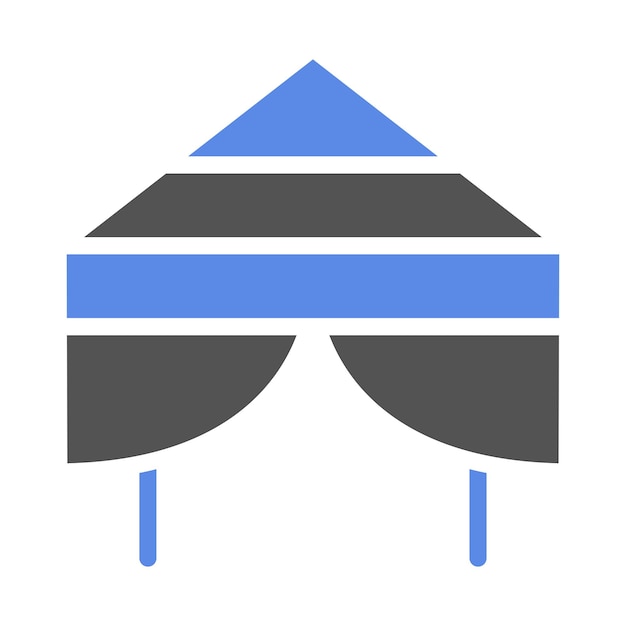 Diseño vectorial Estilo del icono de Tarp