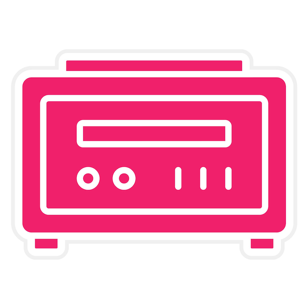 Diseño vectorial del estilo del icono del taxímetro