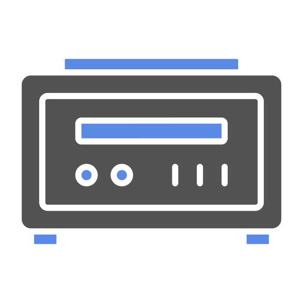Diseño vectorial del estilo del icono del taxímetro