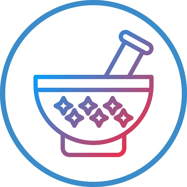 Diseño vectorial del estilo del icono de la taza de spa