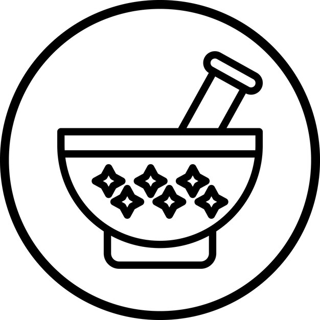 Diseño vectorial del estilo del icono de la taza de spa